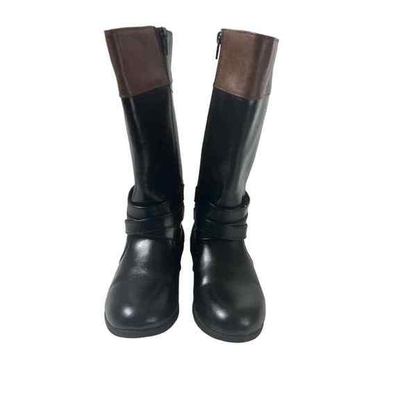 Arizona Black knee High Boots Low Heel Women Size 4M - Picture 3 of 13